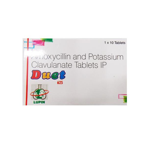 Duet 625 mg Tablet (10 Tab)