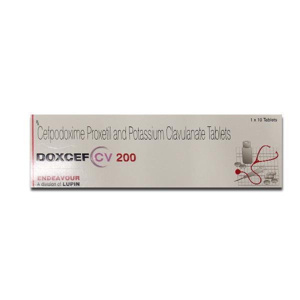 Doxcef CV 200 mg Tablet (10 Tab)