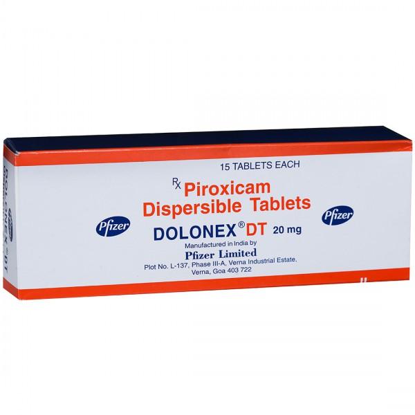 Dolonex DT 20 mg Tablet (15 Tab)