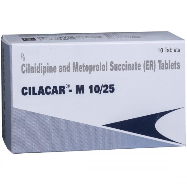 Cilacar M 10/25 mg Tablet (10 Tab)
