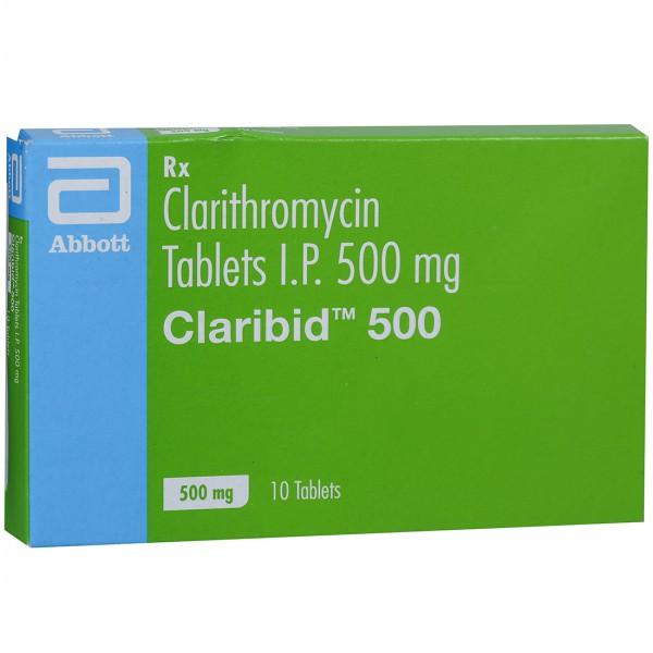 Claribid 500 mg Tablet (10 Tab)