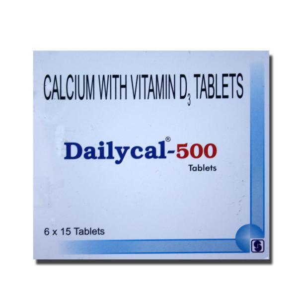 Dailycal 500 mg Tablet (15 Tab)