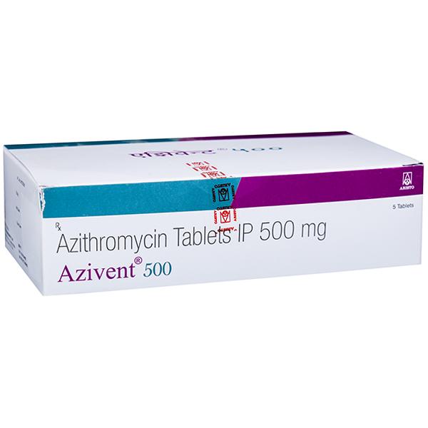 Azivent 500 mg Tablet (5 Tab)