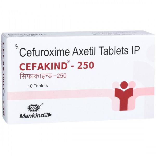 Cefakind 250 mg Tablet (10 Tab)
