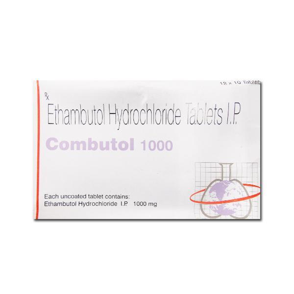 Combutol 1000 mg Tablet (10 Tab)