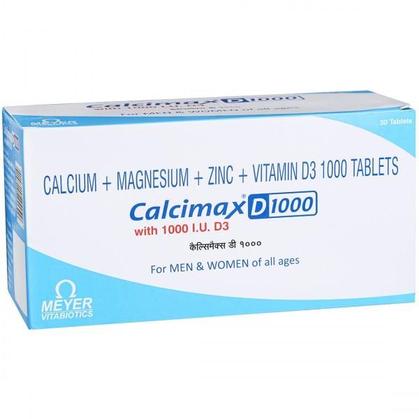 Calcimax D 1000 Tablet (30 Tab)