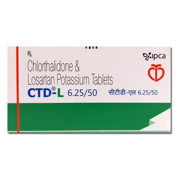 Ctd L 6.25/50 mg Tablet (10 Tab)