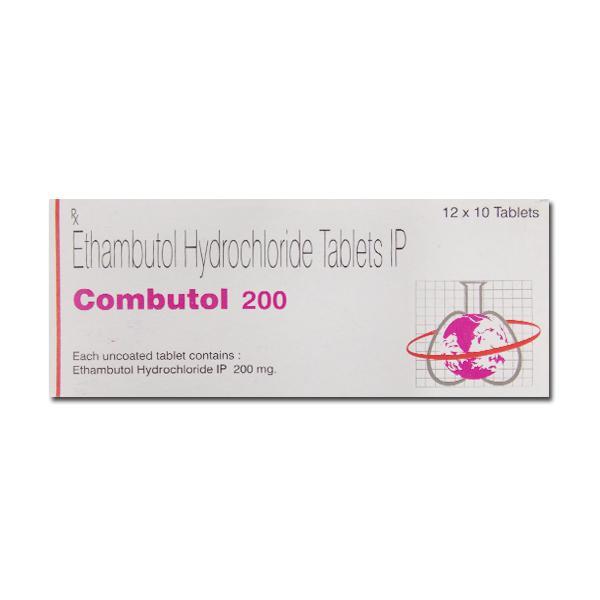 Combutol 200 mg Tablet (10 Tab)