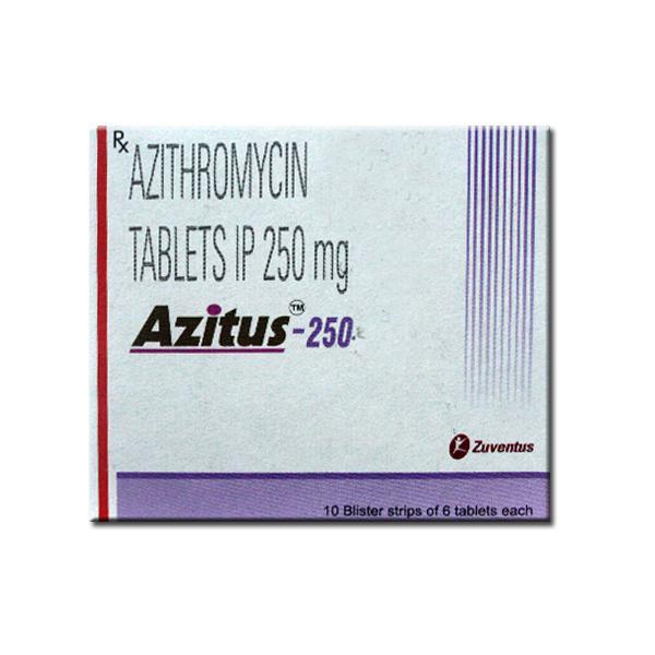 Azitus 250 mg Tablet (6 Tab)