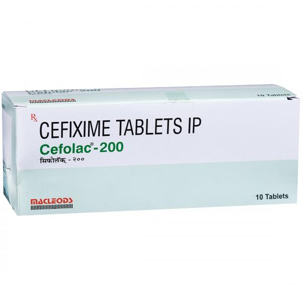 Cefolac 200 mg Tablet (10 Tab)