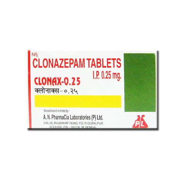 Clonax 0.25 mg Tablet (10 Tab)