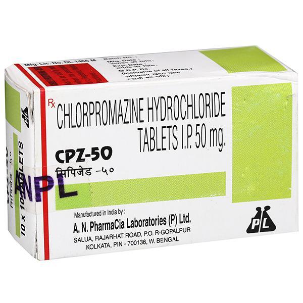Cpz 50 mg Tablet (10 Tab)