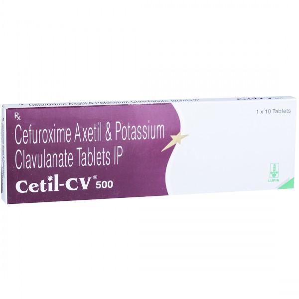 Cetil CV 500 mg Tablet (10 Tab)