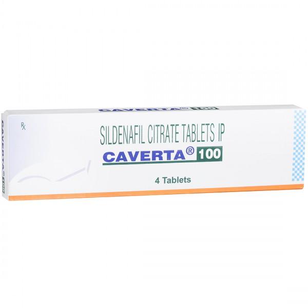 Caverta 100 mg Tablet (4 Tab)