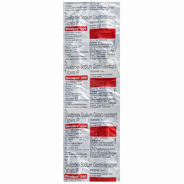 Divalpro 250 mg Tablet (10 Tab)