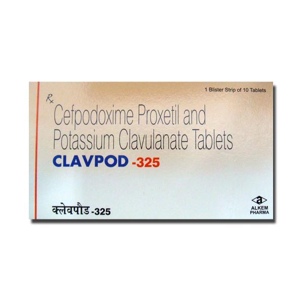 Clavpod 325 mg Tablet (10 Tab)