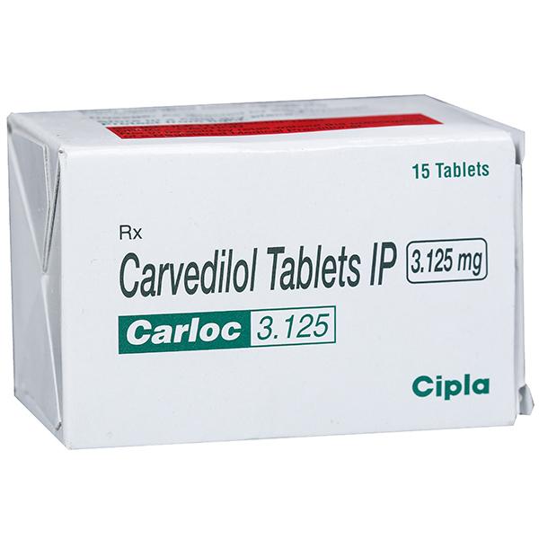 Carloc 3.125 mg Tablet (15 Tab)