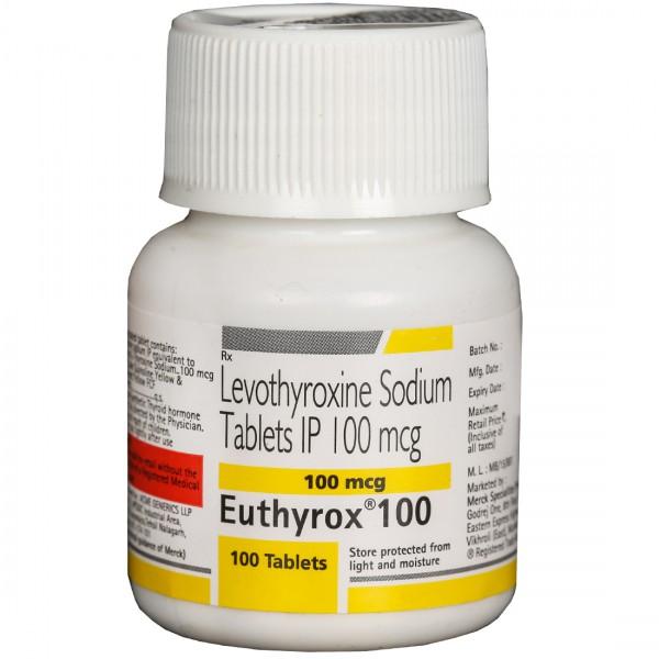 Euthyrox 100 mcg Tablet (100 Tab)