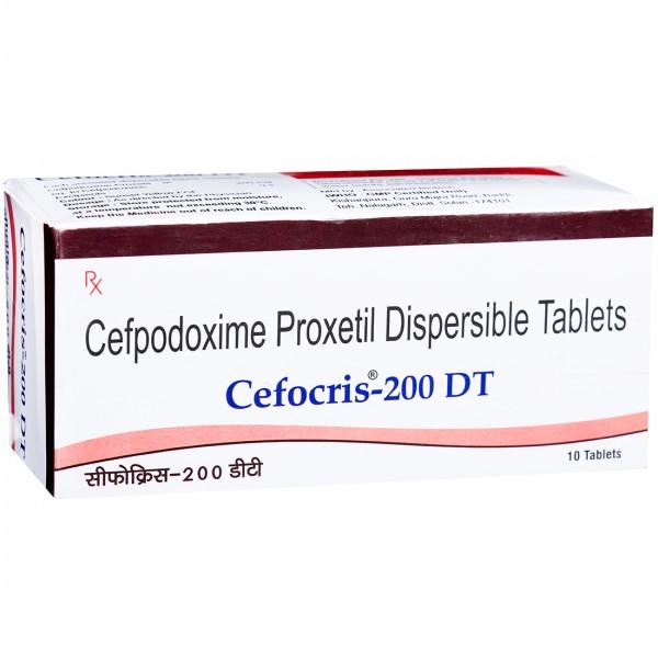 Cefocris DT 200 mg Tablet (10 Tab)