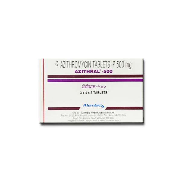 Azithral 500 mg Tablet (3 Tab)