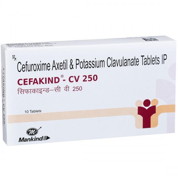Cefakind CV 250 mg Tablet (10 Tab)