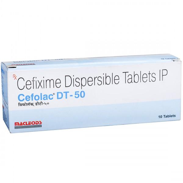 Cefolac DT 50 mg Tablet (10 Tab)