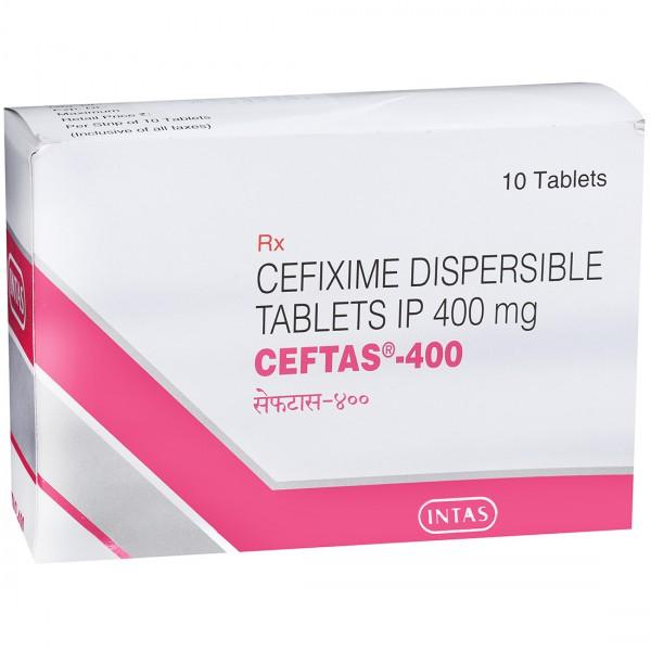 Ceftas 400 mg Tablet (10 Tab)