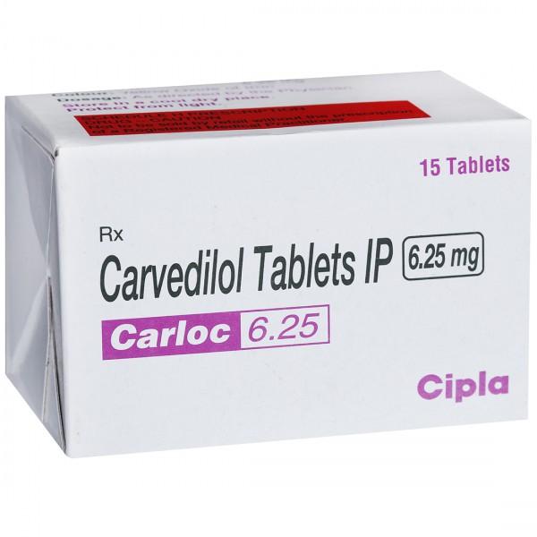 Carloc 6.25 mg Tablet (15 Tab)