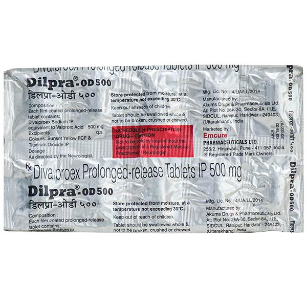 Dilpra OD 500 mg Tablet (10 Tab)