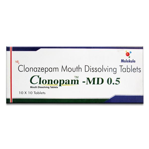 Clonopam MD 0.5 mg Tablet (10 Tab)