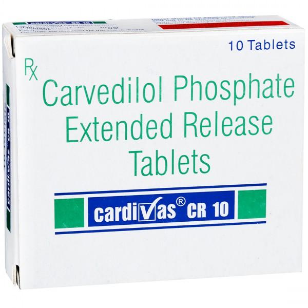 Cardivas CR 10 mg Tablet (10 Tab)