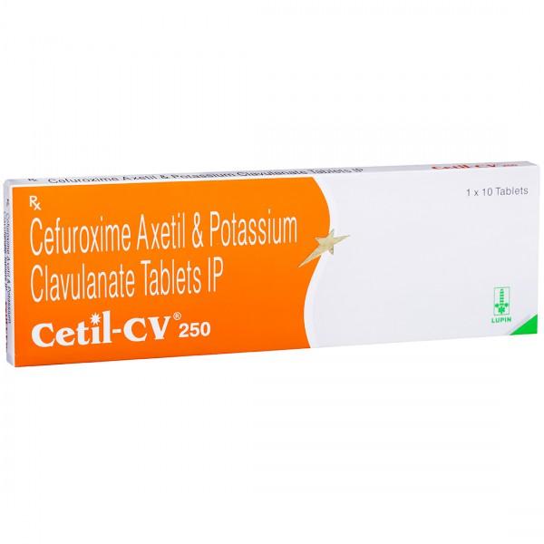 Cetil CV 250 mg Tablet (10 Tab)