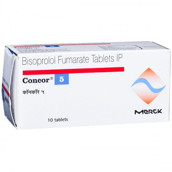 Concor 5 mg Tablet (10 Tab)