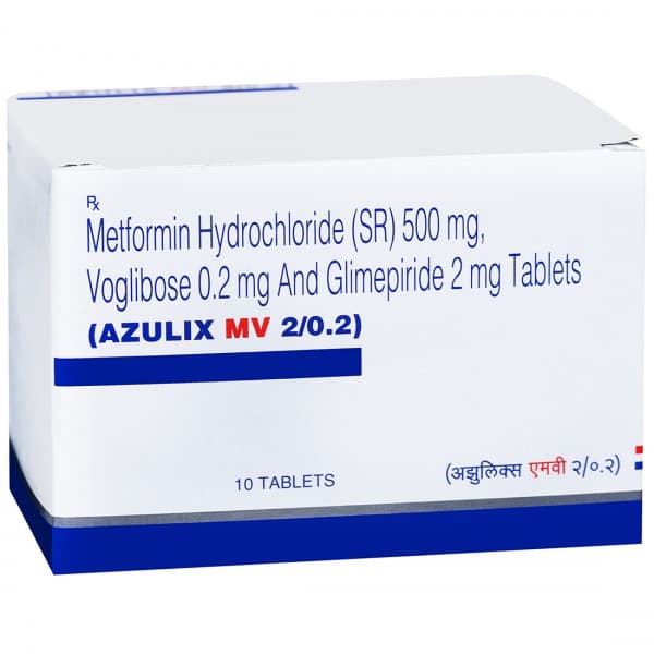 Azulix MV 2/0.2 mg Tablet (10 Tab)