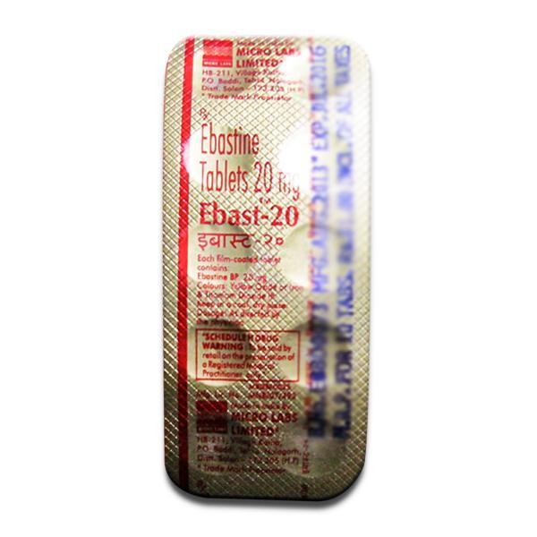 Ebast 20 mg Tablet (10 Tab)