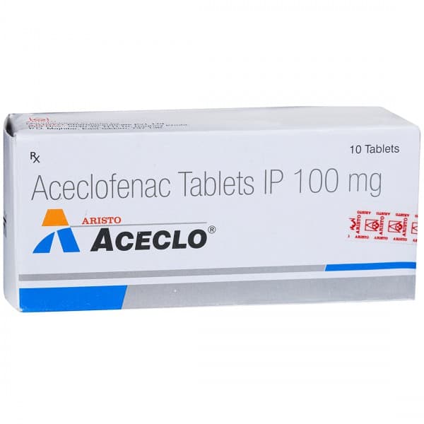 Aceclo 100 mg Tablet (10 Tab)