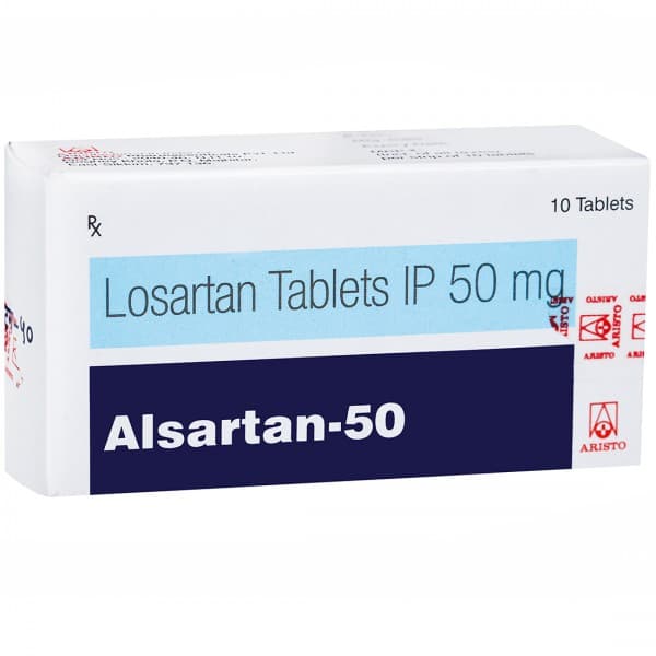 Alsartan 50 mg Tablet (10 Tab)