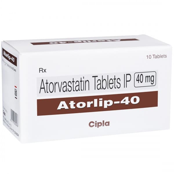 Atorlip 40 mg Tablet (10 Tab)