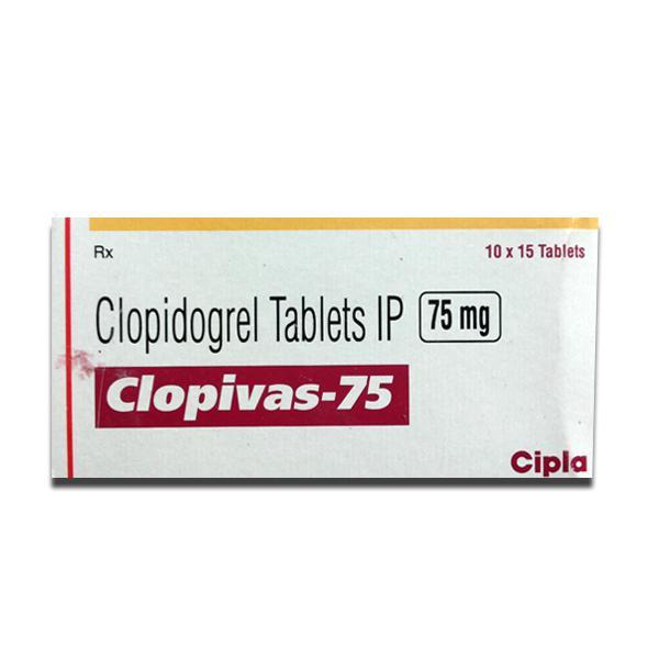 Clopivas 75 mg Tablet (15 Tab)