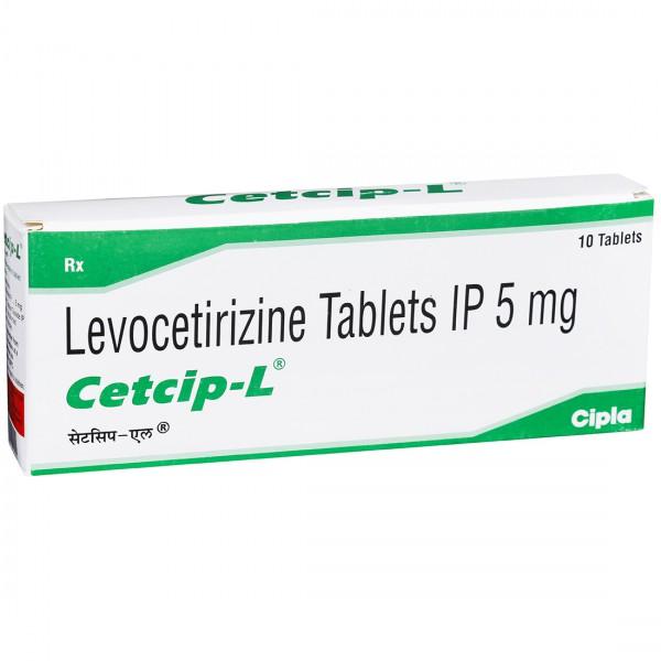 Cetcip L 5 mg Tablet (10 Tab)