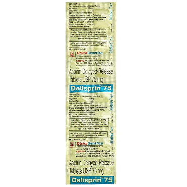 Delisprin 75 mg Tablet (10 Tab)