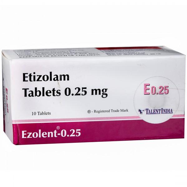 Ezolent 0.25 mg Tablet (10 Tab)