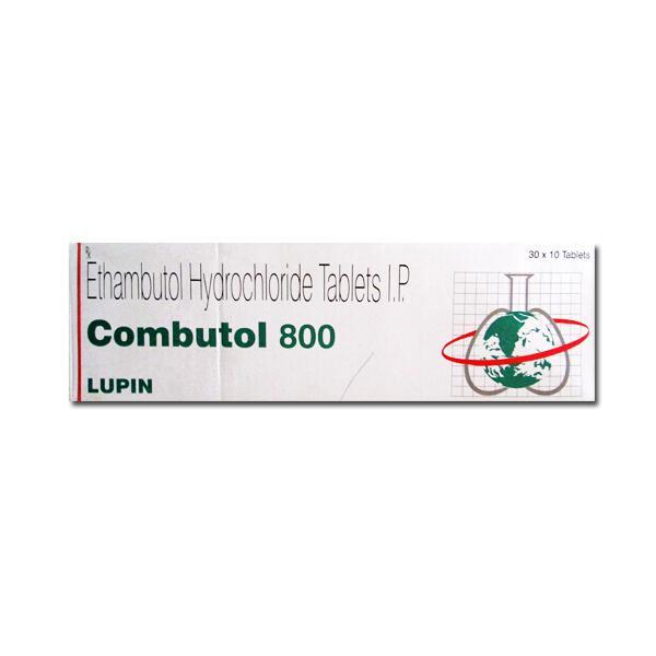 Combutol 800 mg Tablet (10 Tab)