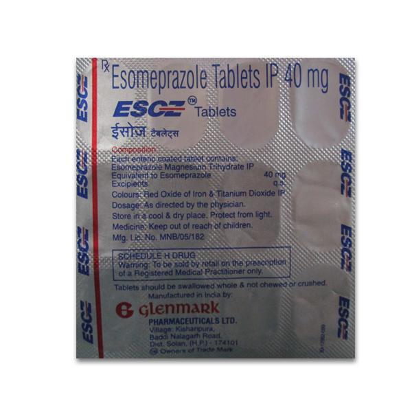 Esoz 40 mg Tablet (15 Tab)