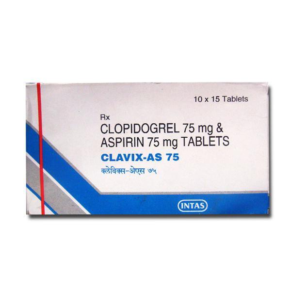 Clavix AS 75 mg Tablet (15 Tab)