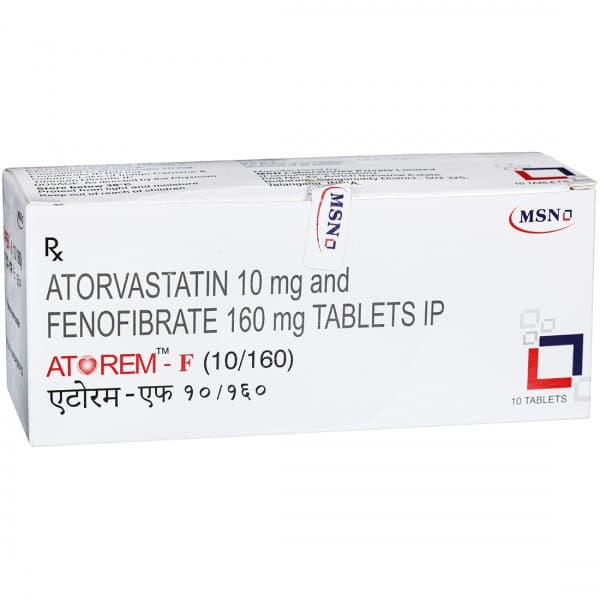 Atorem F 10/160 mg Tablet (10 Tab)