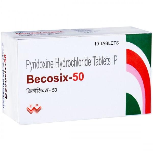 Becosix 50 mg Tablet (10 Tab)