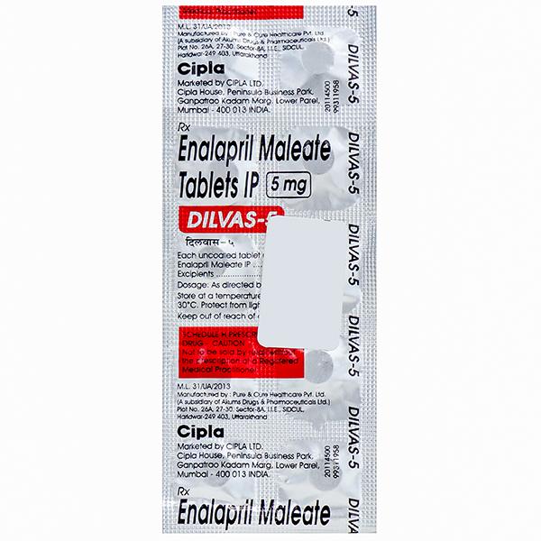 Dilvas 5 mg Tablet (10 Tab)