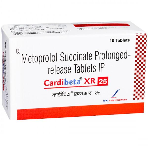 Cardibeta XR 25 mg Tablet (10 Tab)
