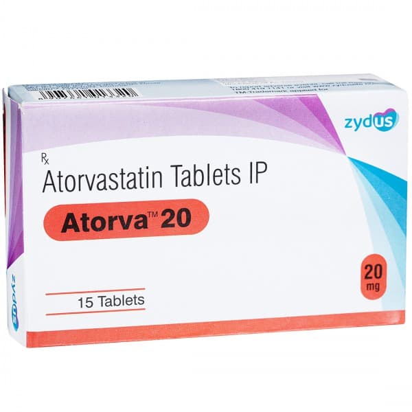 Atorva 20 mg Tablet (15 Tab)